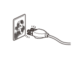 電源プラグ・コンセント点検のお願いの事例イラスト