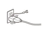 電源プラグ・コンセント点検のお願いの事例イラスト