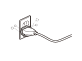 電源プラグ・コンセント点検のお願いの事例イラスト