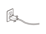 電源プラグ・コンセント点検のお願いの事例イラスト
